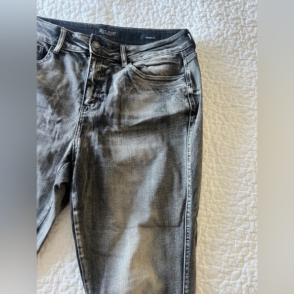 Judy Blue Black/gray wash skinny fit jeans size 16w - Picture 4 of 7